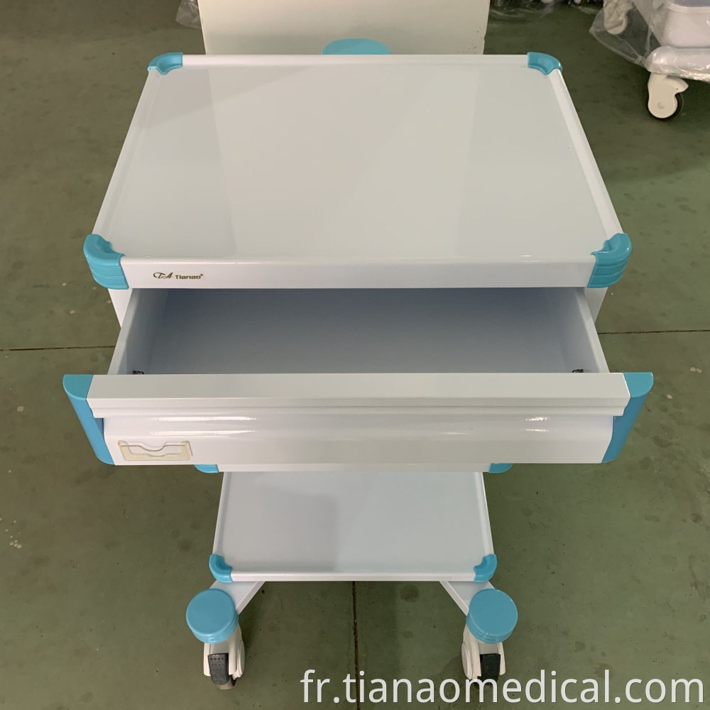 Hospital Steel Instrument Trolley Cart